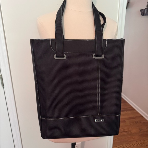 Black Tote Bag/Laptop Tote - Picture 1 of 10